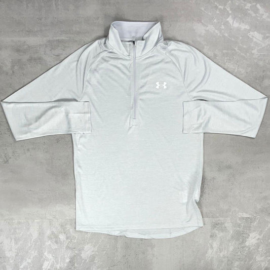 Under Armour White Velocity Half-Zip
