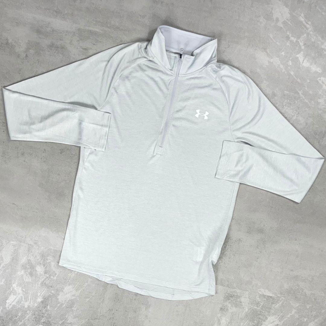 Under Armour White Velocity Half-Zip