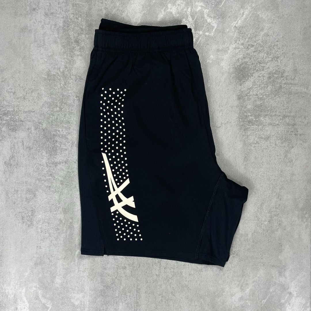 Asics Black Icon Shorts