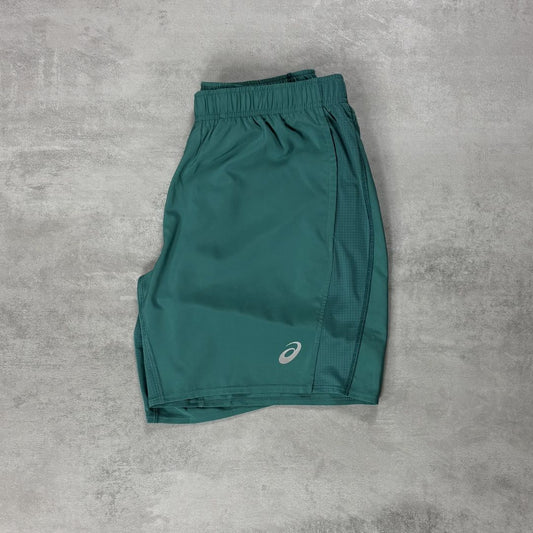 Asics 'Teal' Core Woven 7" Shorts