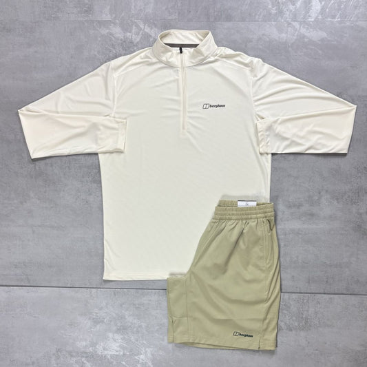 Berghaus 'Light Beige' 24/7 Half-Zip Set