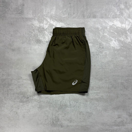 Asics 'Brown Stone' Core 5" Shorts