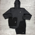 Asics Black Core Windrunner Tri-Set