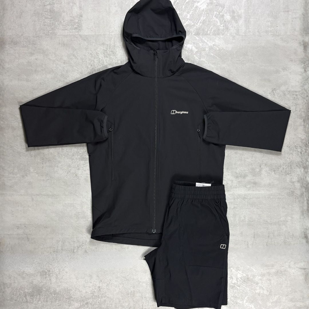 Berghaus Black Skelbo Jacket Set