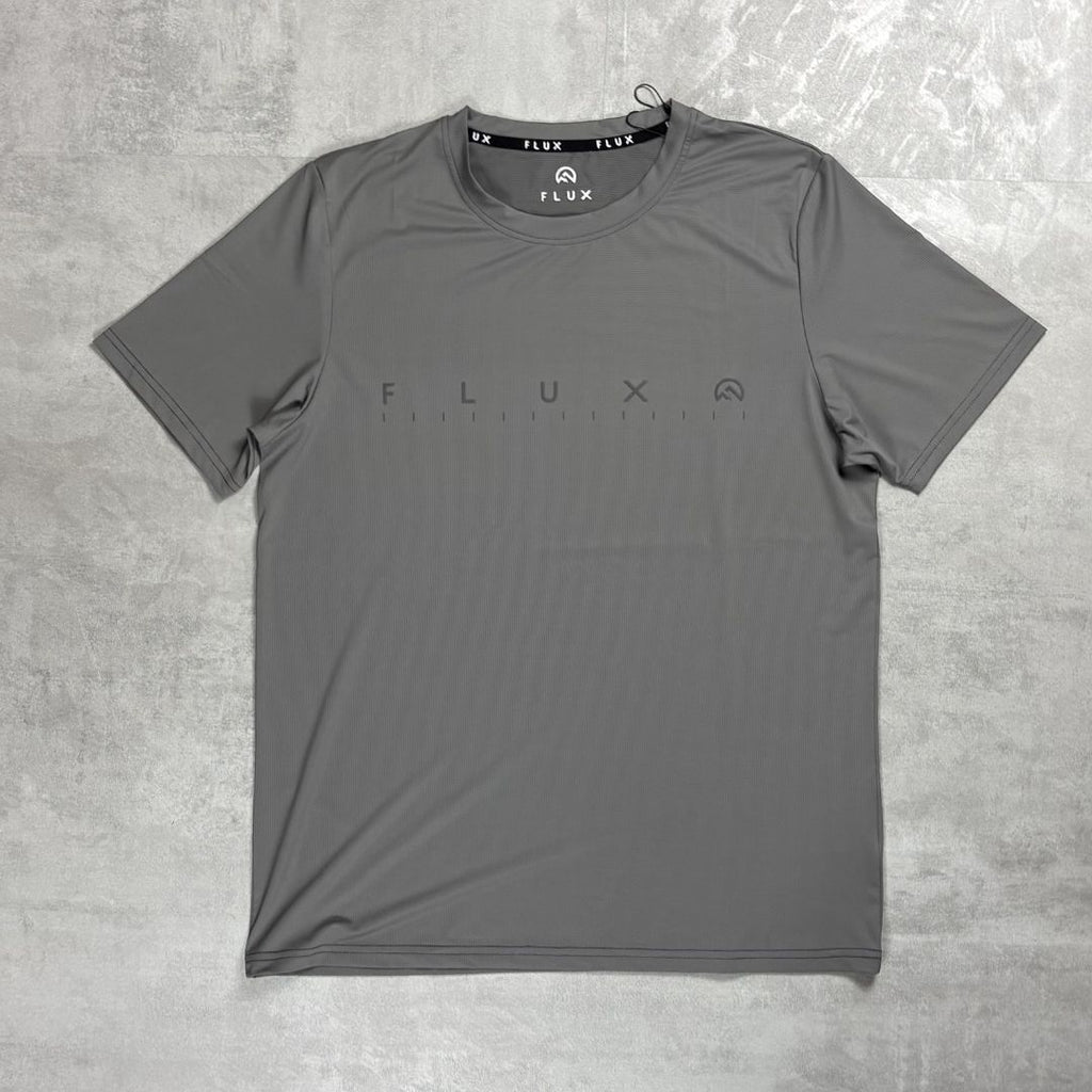 Flux 'Slate Grey' Graphic Logo T-Shirt