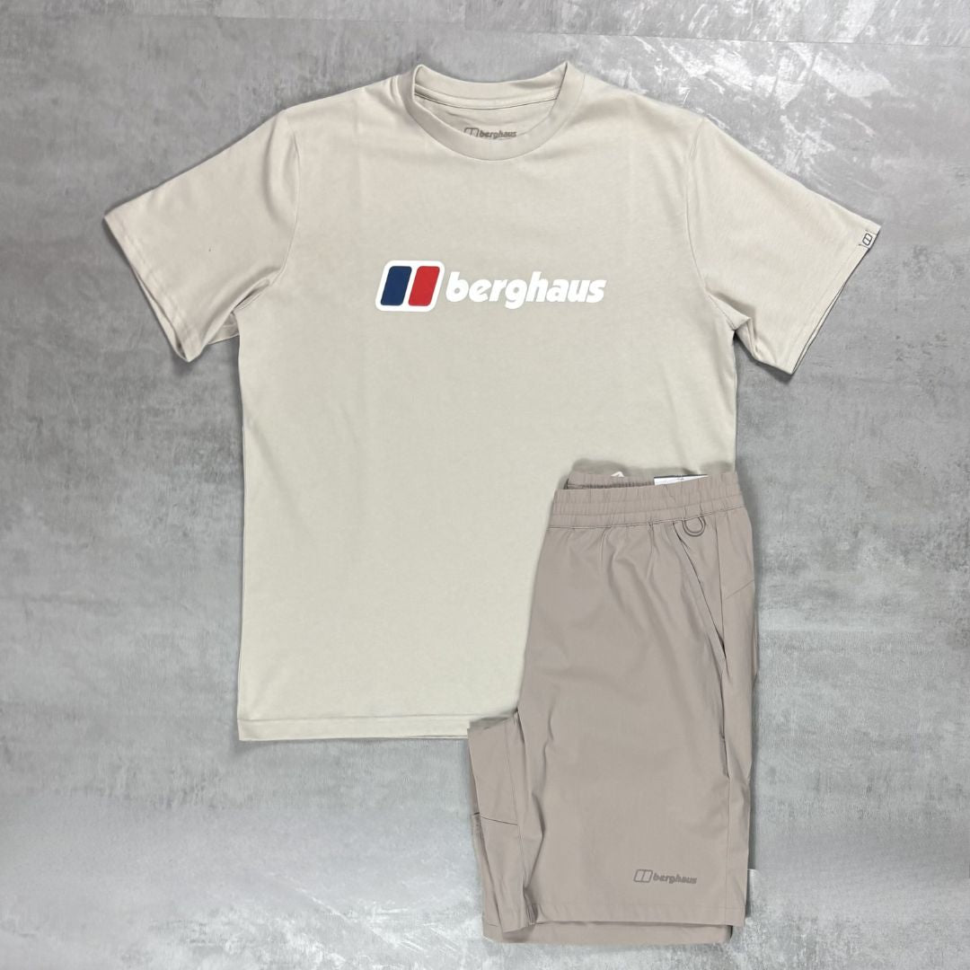 Berghaus Beige Class XL Logo T-Shirt Set