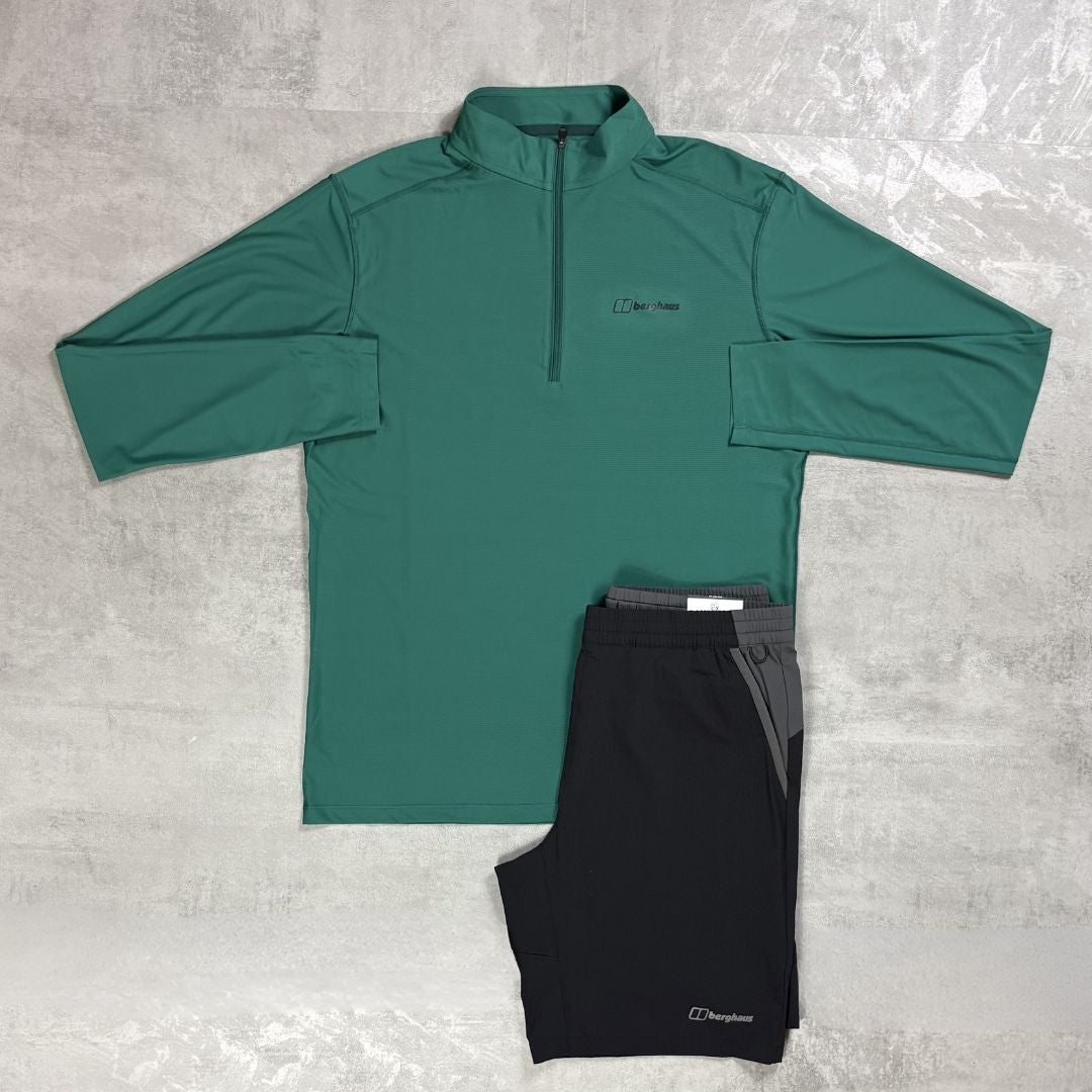 Berghaus 'Forest Green' 24/7 Half-Zip Set