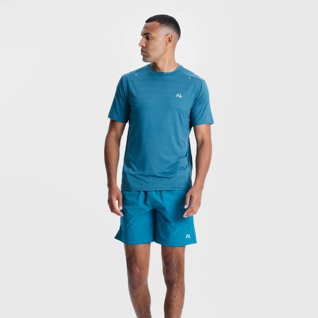 Agaru 'Teal Blue' Pacer T-Shirt Set