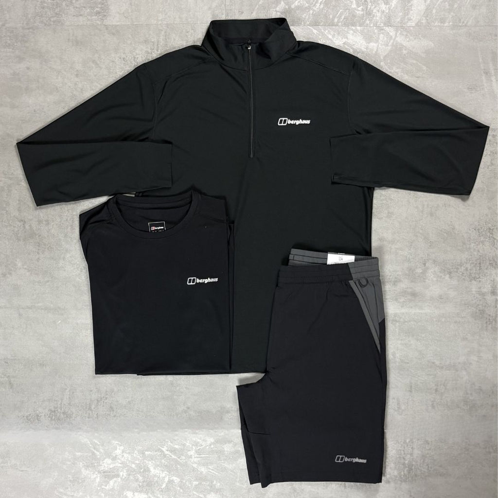 Berghaus Black 24/7 Half-Zip Tri-Set