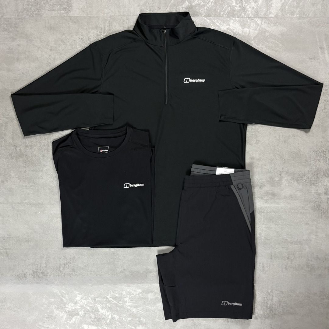 Berghaus Black 24/7 Half-Zip Tri-Set