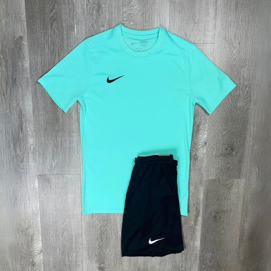 Nike 'Hyper Turquoise/Black' Dri-FIT Set