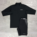 Berghaus Black 24/7 Half-Zip Set