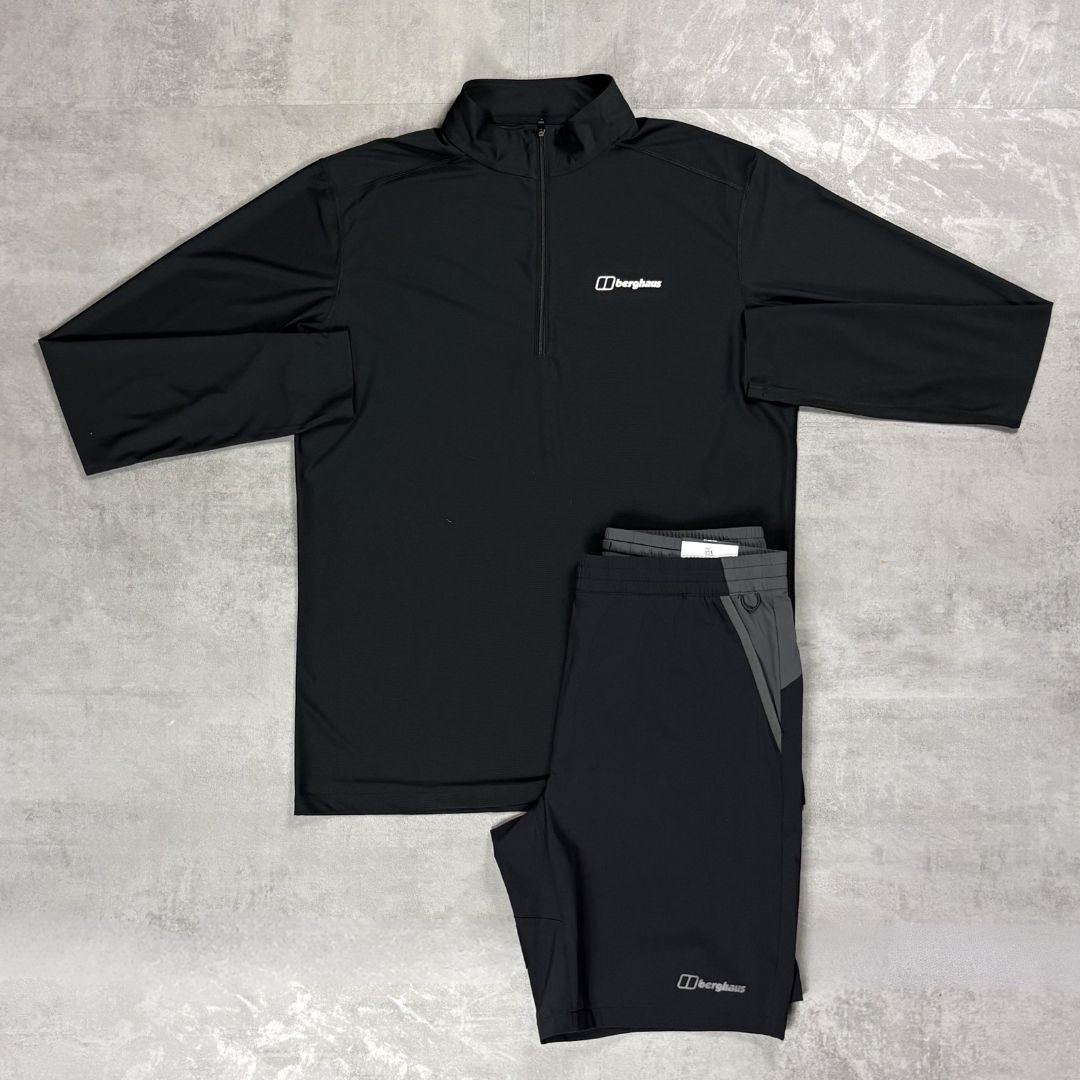 Berghaus Black 24/7 Half-Zip Set
