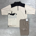 Berghaus Beige Kirkfell Half-Zip Jacket Tri-Set