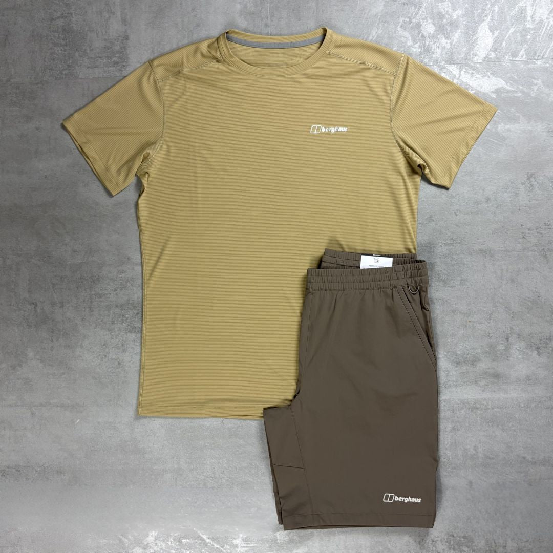 Berghaus 'Light Yellow' Etchfern Tech T-Shirt Set